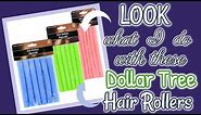 LOOK what I do with these Dollar Tree HAIR ROLLERS!!!!! QUICK and EASY Dollar Tree Diy