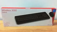 Microsoft Desktop 3000 Wireless Keyboard and Mouse Unboxing
