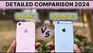 iPhone 7 VS iPhone 6S Detailed Comparison in 2024🔥| Cameras - PUBG - Battery ⚡️…