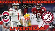 Ohio State vs Alabama 2021 National Championship Game Live Stream