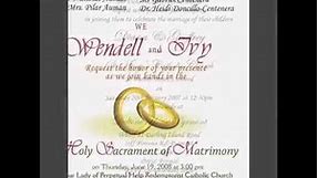 Wedding Invitations Wording