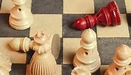 A fine chess set made by Geeetech 3D printer