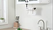 KES Kitchen Paper Towel Holder Under Cabinet Matte Black 11 Inch Paper Towel Holder Dispenser Wall Mounted Paper Towel Roll Holder Bathroom, SUS 304 Stainless Steel, A2175S30-BK