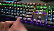 Blackweb Mechanical RGB Gaming Keyboard--Unboxing and Review