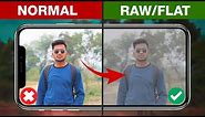 How to Shoot RAW/LOG/FLAT Video on Android/iphone/Dslr - Colorgrading Tutorial 2021