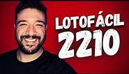 Lotofacil 2210 Análise AO VIVO para buscarmos os 15 PONTOS da Segundona!!