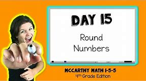4th Grade Math | ROUNDING | McCarthy Math 1-5-5 FREEBIE