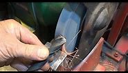 Grinding Up Flat Bottom Drills & Using Them On The Lathe