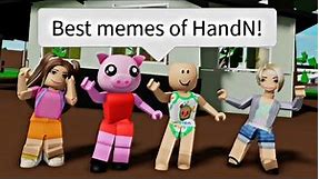 All of our FUNNY ROBLOX MEMES in 12 minutes😂 - Best HandN Compilation!