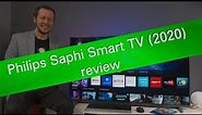Philips Saphi Smart TV review on 55PUS7805 TV (2020)