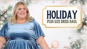 LETS GET FESTIVE!!! Ultimate Plus-Size Holiday Dresses Try On Haul