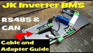 JK Inverter BMS: These adapters actually work! RS485 and CAN, Adapter Test and Cabling Guide.