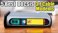 ✅ Best DOCSIS 3.1 Cable Modem for Up to 10 Gbps Speeds