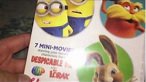 DESPICABLE ME/ HOP / THE LORAX DVD