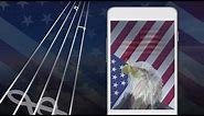 American Flag Live Wallpaper & National Anthem Of United State Of America