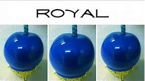 Royal Blue Candy Apples Fit for a Queen