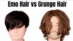 Emo Hair vs Grunge Hair - TheSalonGuy