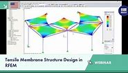 Webinar: Tensile Membrane Structure Design in RFEM (USA)