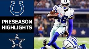 Colts vs. Cowboys | NFL Preseason Week 2 Game Highlights