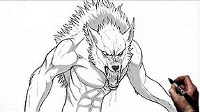 How To Draw A Werewolf | Step By Step