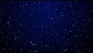 Flying through the stars and blue nebula in space Background video / Relaxing screensaver