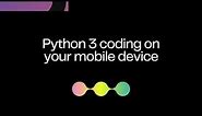 Python CodePad - Python interpreter and coding editor on your mobile device