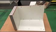 SW711 Retail Store Cash Register Counter with Grey Top Assembly Guide - Bethel Shopfitting World