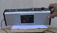 Sony CFS-FM7 Boombox Radio Cassette Small SRF-7 w/ FM pop-out reciever MIJ