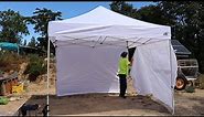 Eurmax USA 10x10 EZ Pop-Up Canopy Tent Unboxing & Set Up