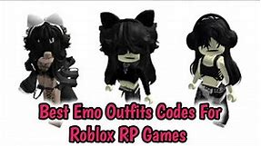 Best Emo Outfit Codes For Roblox Brookhaven, Berry Avenue & Bloxburg (2023) l Beautiful Emo Outfits