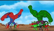Evolution of Hulk vs Evolution of Spider-Man [2022] | SUPER HEROES MOVIE ANIMATION