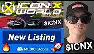 $ICNX - ICON.X WORLD TOKEN CRYPTO COIN HOW TO BUY ICONX RACING GAME MEXC GLOBAL ICON X POLYGON MATIC