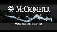 McCrometer's Meter Record Lookup Tool Walkthrough
