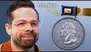 I Tried Gaming on the World's Smallest Monitor - Stupid Setups 4