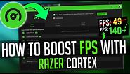 🔧How To Boost FPS In Any Games with Razer Cortex ✅ Improve Windows 10 Performance