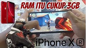 iPhone XR Ram 3Gb Full Gameplay Test FREE FIRE HANDCAM iOS 14.7.1