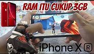 iPhone XR Ram 3Gb Full Gameplay Test FREE FIRE HANDCAM iOS 14.7.1