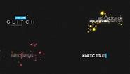 30 Titles - Glitch, Particles, Kinetic