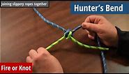 Knot Instruction - Hunters Bend - Joining nylon ropes