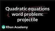 Example 4: Applying the quadratic formula | Quadratic equations | Algebra I | Khan Academy