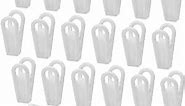 Chip Clips,Laundry Clips,Air-Drying Clothing Pin,Washing Line Pegs,Windproof,Plastic Multi Purpose Clips for Kitchen Food Package,Photos,Crafts,Display Artwork,Sturdy Clothes Pin (White-Pack of 10)