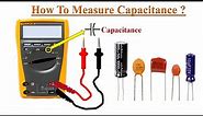 How to measure Capacitance with Multimeter?