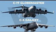 What are the Differences Between the C-17 Globemaster III and the C-5 Galaxy?