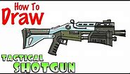 How to Draw the Tactical Shotgun | Fortnite