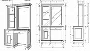 How do you draw a woodworking plan in SketchUp?dresser