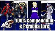 Persona 5 Royal - 100% Compendium & All Persona Lore (Including All DLC & Teammates Personas)