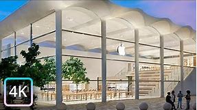 【4K】Apple & Tesla Stores in Miami 🇺🇸 | Aventura Mall - USA in 4K
