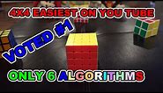 How to Solve 4x4x4 Rubik's Revenge Cube: Easiest Best Tutorial only 6 Algorithms in 4K Quality HD