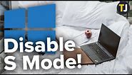 How to Switch Out of S Mode in Windows 10