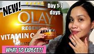 New Olay Regenerist Vitamin C + Peptide 24 Review after one week/ For skin with Colour or Melasma